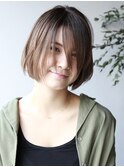 切りっぱなしボブ