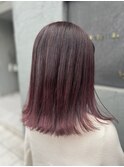 ピンク系グラデーション/30代/40代/50代（田村良平）/透明感