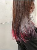 裾カラーピンク、パープル