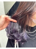 アクト 原宿(ACT)&nbsp;ラベンダーグラデーション／裾カラー/インナーカラー