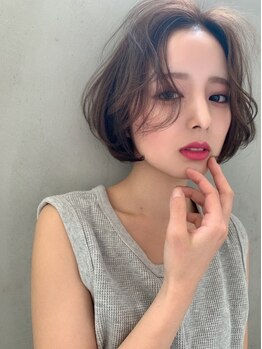 ヘアーズ ベリー 阪神御影店(hairs BERRY)の写真/カットで決まるスタイル作り☆クセを活かし、自然なフォルムで仕上げる、ラクチンショートスタイル♪