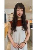 オン眉ロング