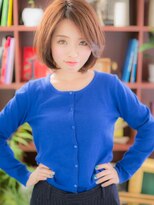 カバーヘア イヴ 戸頭店(COVER HAIR EVE)&nbsp;大人かわいい外国人風斜めバング前下がりボブc5戸頭10代20代30代