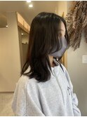 お洒落可愛い長めバング