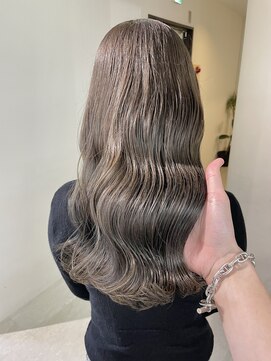 ニコフクオカヘアーメイク(NIKO Fukuoka Hair Make) 福岡天神/シークレットハイライト/ハイライト/グレージュカラー