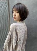 モードヘアミディアム×美髪【髪質改善/縮毛矯正】