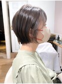 大人ショートヘア　ショートグラ　柔らかヘア