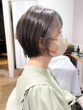 ネオリーブ チロル 横浜西口店(Neolive CiroL.) 大人ショートヘア ショートグラ 柔らかヘア