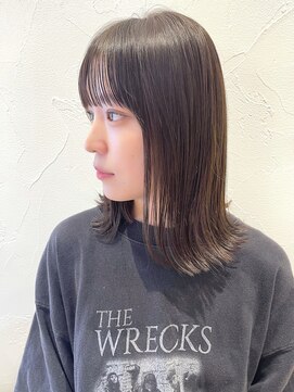 バランス ヘアーデザイン(BALANCE hair design) ミディアム切りっぱなしスタイル