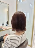 ぱつっとボブ