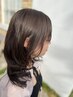 【20代おすすめ】韓国式前髪とおくれ毛で作るトレンドスタイル¥5500