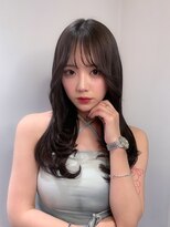 ロンドエニカ 大宮(Lond enika)&nbsp;韓国ザクザクレイヤーカットくびれヘアブラウン大宮美容室