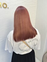 エルモ(ELMO.)&nbsp;艶々の髪質改善トリートメント×コーラルピンクベージュカラー