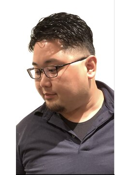 銀座マツナガ 浅草店 ビジネス風スキンフェード/ナチュラルパーマ