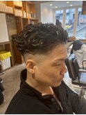 名古屋天白区梅ヶ丘30代40代スキンフェードメンズパーマ