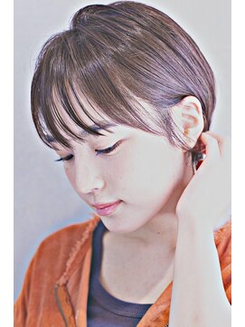 ロジッタ(ROJITHA) 【ROJITHA】ワンサイドショート×シースルーマッシュバング