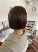 切りっぱなしボブ