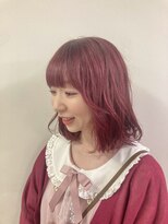アカデミーサロンイー 代々木店(Academy Salon E)&nbsp;【Academy SALON E】ピンクボブ