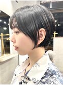 30代40代大人女性/前髪ありショートボブ/ショートヘア/髪質改善