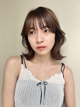 ノラギンザユー(NORA GINZA/U) 結べるボブレイヤーカット顔まわりカット後毛カットワンカール