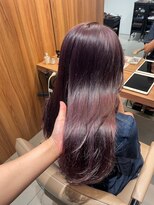 ガリカ 博多(Gallica)&nbsp;【長まなみ】ブリーチなし艶髪×深みのあるピンクラベンダー