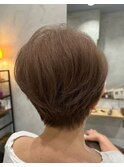 「fond新栄/栄」白髪ぼかしカラー大人ショート