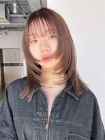 アルバム 池袋(ALBUM)&nbsp;似合わせカットマロンベージュメルティカラー_ba508161