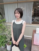 メルク ユニ(merc.uni)&nbsp;くびレイヤー/愛されショートボブ/うる艶黒髪/小顔シースルー