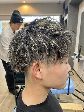 ユナイテッドヘアー バイ ピックアップ(UNITED HAIR by pick up) メンズ・ハイライトツイスパ