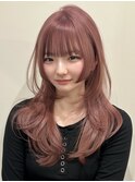 韓国風/レイヤー/小顔/前髪カット/髪質改善/グレージュ/透明感