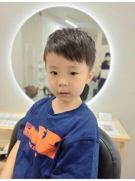 カルフールロコ キョウゴク八潮店(Carrefour LOCO) 【キッズカット】涼しげアシメショート！