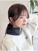 小顔可愛いレイヤーカット×アッシュカラー10代20代30代