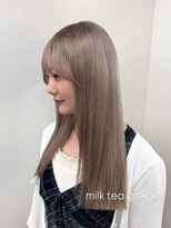 ベレーザ 渋谷(BELEZA) 14989ブリーチ&ダブルカラー韓国レイヤーミルクティーベージュ