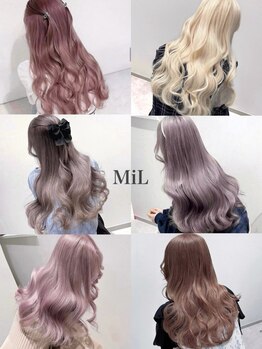 ミル 心斎橋(MIL)の写真/【８月上旬NEW OPEN】心斎橋に新登場♪[MIL]ではハイトーンとヘアケアを両立させ、理想の髪に仕上げます★