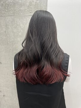 サンク 原宿 表参道(cinq) 保湿ケアブリーチミルクティーベージュミディアムレイヤー