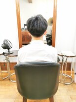 プリバート メンズツーブロックショートカット