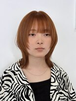 ロアヘアーコーディネート 京都駅前店(LoRE hair coordinate)&nbsp;ウルフスタイルとオレンジカラー