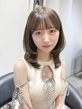 ロンドリメゾン 原宿(Lond re Maison.) 暗めカラー/韓国レイヤー/マロンベージュ/くすみベージュ/原宿