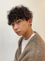 スタジオフォーエイチ(STUDIO 4H)&nbsp;波巻きツイストスパイラルパーマ/プードルパーマ/メンズパーマ