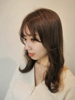 ソワバイアロマヘアー(soi by AROMA hair) 顔周りレイヤー/ウェーブロング/抜け感ロング/レイヤーカット
