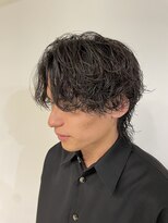 ニアウ 伊勢崎連取店(Niau)&nbsp;メンズマッシュウルフシャドウパーマメンズパーマ