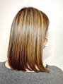 エクファヘアエステプラス 草津 栗東(ex-fa hair esthe+)&nbsp;白髪も目立ちにくくなる明るめハイライトもおすすめです◎