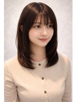 テラ(terra)&nbsp;ナチュラル×抜け感レイヤー｜大人可愛いミディ