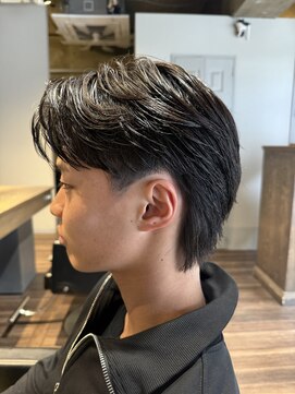 ブチメンズヘア(Buchi MEN'S HAIR) ニュアンスパーマ センターパート