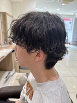 アッシュ 下丸子店(Ash)&nbsp;波巻きスパイラルパーマシャドウパーマメンズセンターパート