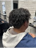 メンズ ツイストスパイラルパーマ