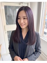 零秒女髪 千里丘店&nbsp;上品でまとまる艶髪セミロングスタイル髪質改善美髪艶カラー艶感
