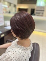 プランタンシエル(printemps CIEL) ローズブラウン×ショートボブ