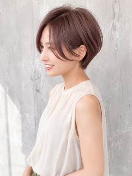 ソルナ 仁川(SOLUNA) 大人ピンクベージュ丸みショート