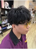 【メンズルーズパーマ】